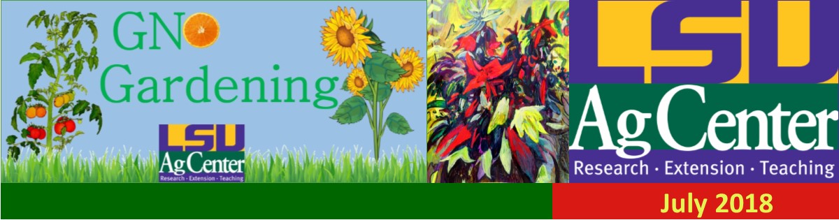 GNO Gardening Newsletter July 2018